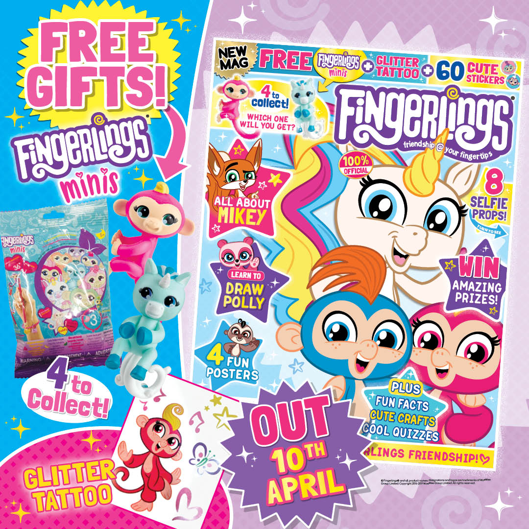 Egmont celebrates launch of Fingerlings magazine Story House Egmont